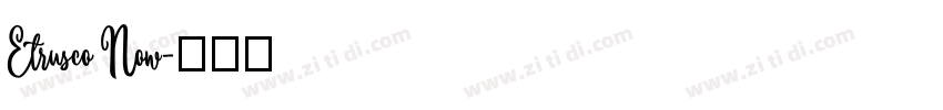 Etrusco Now字体转换